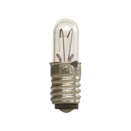 E5 0.8 W 12 V spare bulbs, 5-pack, clear