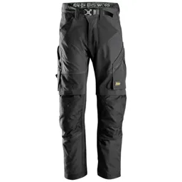 Snickers 6903 Flexiwork Work Trousers - Black, 36", 32"