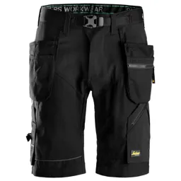 Snickers 6904 FlexiWork Comfort Holster Pocket Shorts - Navy / Black, 39"