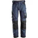 Snickers 6351 Allround Work Stretch Loose Fit Trousers - Navy / Black, 39", 30"