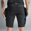 Snickers 6108 Lite Work Detachable Holster Pockets Shorts - Navy / Black, 41"