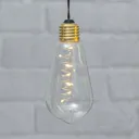 Glow vintage LED decorative light with timer clear