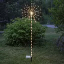 Firework Outdoor LED light warm white battery