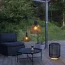 Eddy LED solar decorative lantern, cage lampshade