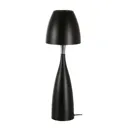 Small LED table lamp Anemon in black 38.9 cm