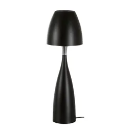 Small LED table lamp Anemon in black 38.9 cm