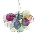 By Rydéns Gross glass hanging lamp colourful 30 cm