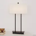 By Rydéns Luton table lamp, white/black, 56 cm