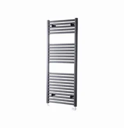 Towelrads Pisa Central Heating Towel Radiator 800 x 500mm Anthracite