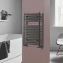 Towelrads Pisa black heated towel rail