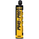 DeWalt PV-45 PRO Syrene Free Chemical Anchor Cartridge - 300ml