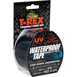 Waterproof T Rex Tape - Black, 50mm, 1.5m