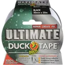 Shur Roll Ultimate Duck Tape - Black, 50mm, 25m