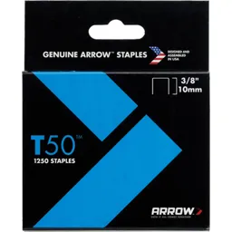 Arrow T50 Staples - 10mm, Pack of 1250