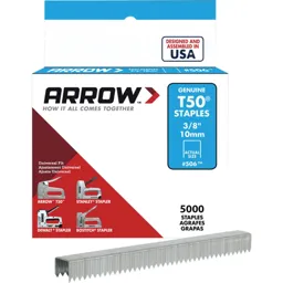 Arrow T50 Staples - 10mm, Pack of 5000