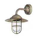 Stylish outdoor wall light Antique, clear glass