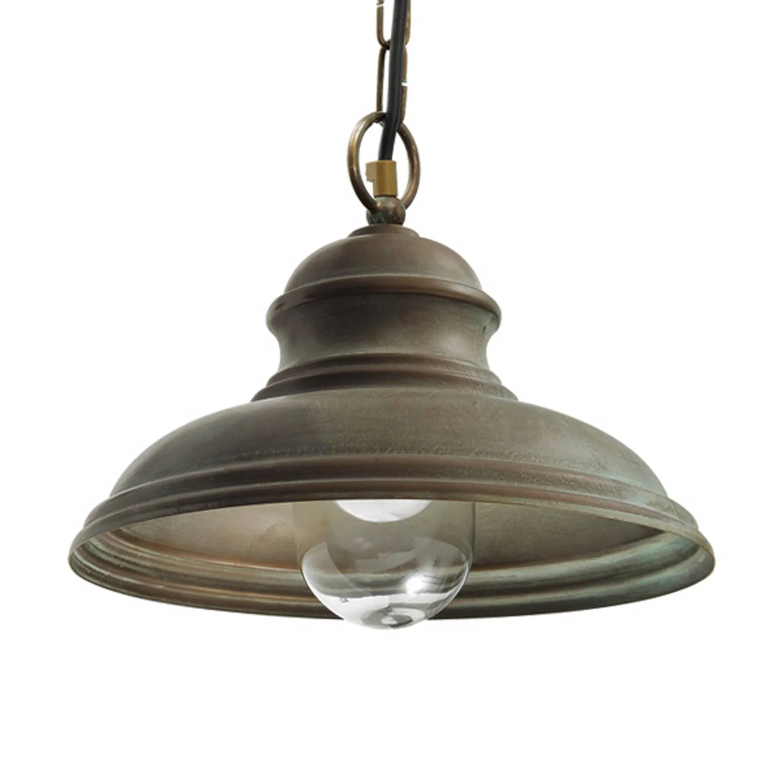 Riccardo outdoor hanging light, chain, cylindrical