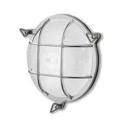 Tortuga 200.20 wall lamp, round, nickel/opal
