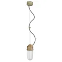 1951 N hanging lamp, straight glass, clear