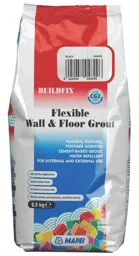 Mapei Flexible Black Wall & floor Grout, 2.5kg