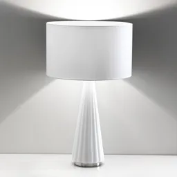 Costa Rica table lamp, white, transparent base