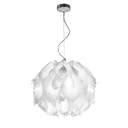 Slamp Flora M - designer hanging light, white