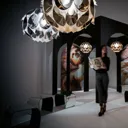 Slamp Flora - designer hanging light, silver 50 cm
