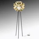 Slamp Flora - designer floor lamp, gold