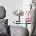 Slamp Clizia - design table lamp, smoky grey