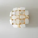 Slamp Mida wall lamp, 32x32 cm, amber/white