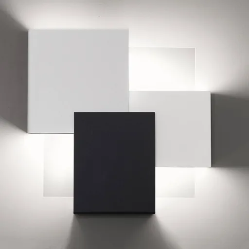 Gustav 8060/A02 LED wall light black, white, dim