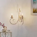 Pompei wall light, two-bulb chandelier