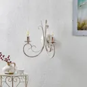 Pompei wall light, two-bulb chandelier