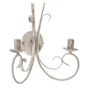 Pompei wall light, two-bulb chandelier