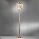 Ruben floor lamp with mother-of-pearl discs