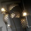 Dubai floor lamp, leaf look, bronze