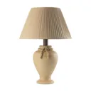Treccia table lamp, fabric lampshade
