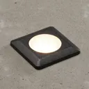 Aldo LED downlight angular black/clear 3,000 K