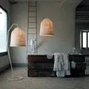 White designer floor lamp Black Out