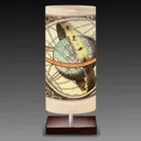Globe table lamp with a globe design