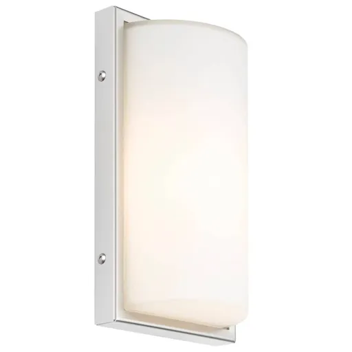 040 LED outdoor wall light with sensor, white