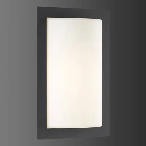 Luis LED outdoor wall lamp, graphite-coloured