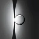 Round designer wall light Assolo, dimmable LEDs