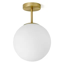 Jugen brass ceiling light 1-bulb