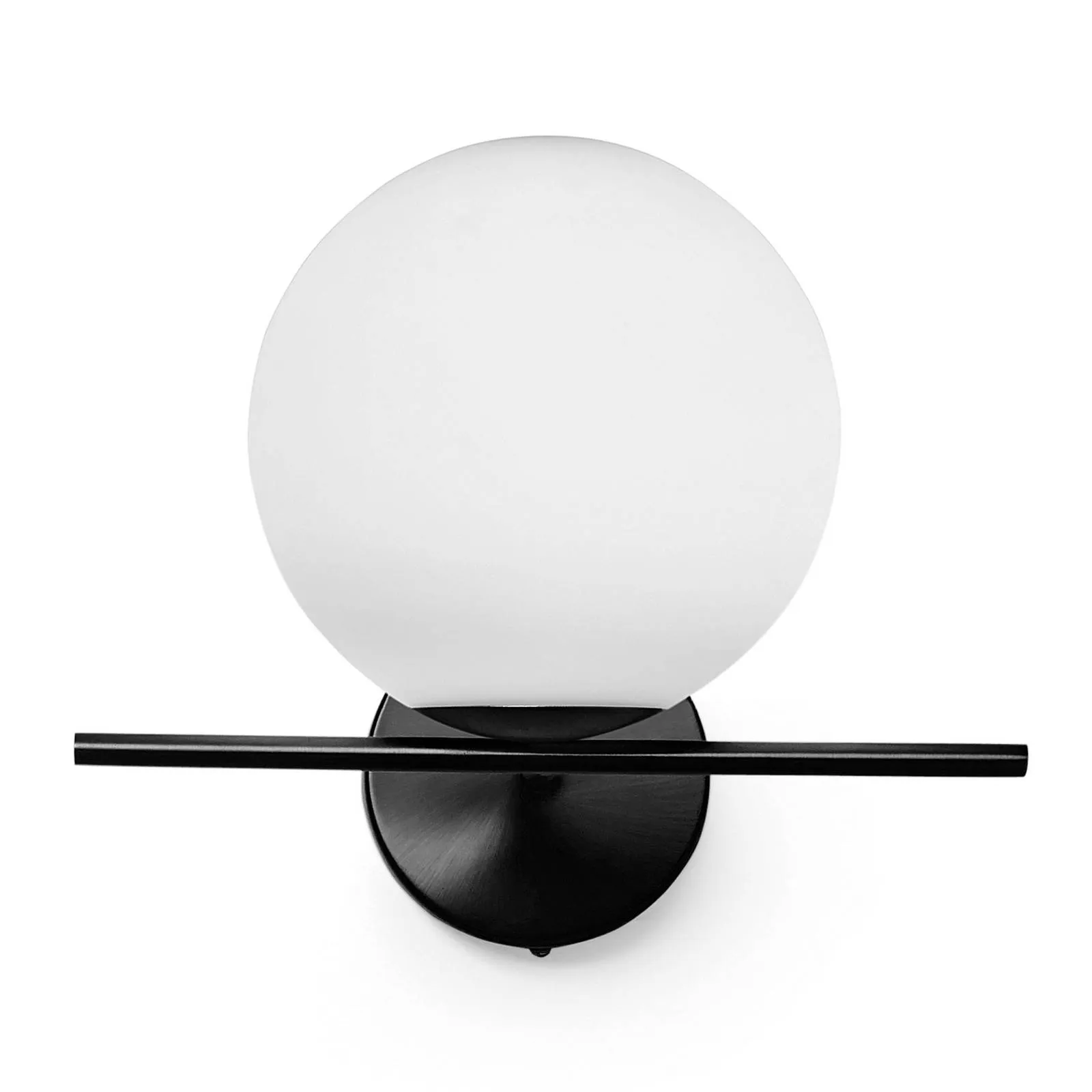 Jugen wall light, black/white, one-bulb