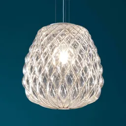 Glass designer pendant light Pinecone