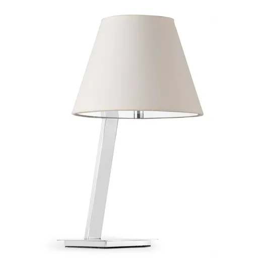 MOMA Attractive Curved Table Lamp, White