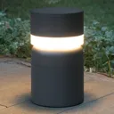 Sete LED pillar light, dark grey