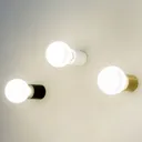 Ten - minimalist wall light, white