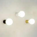 Ten - minimalist wall light, white